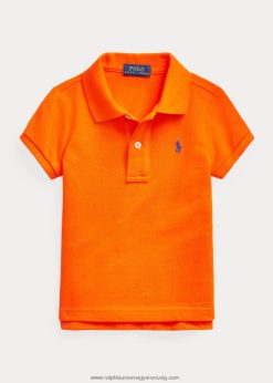 pamuthálós pólóing 2680486744 gyerekek Ralph Lauren vitorlás narancs