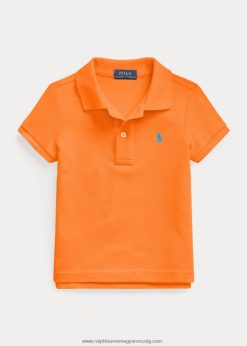 pamuthálós pólóing 2680486745 gyerekek Ralph Lauren üdülő narancs