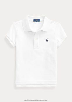 pamuthálós pólóing 2680486751 gyerekek Ralph Lauren fehér