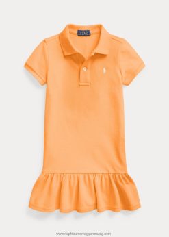 pamuthálós pólóruha 2680486773 gyerekek Ralph Lauren kulcs nyugati narancs