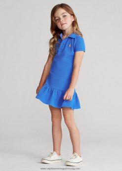 pamuthálós pólóruha 2680486774 gyerekek Ralph Lauren új írisz kék