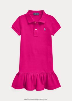 pamuthálós pólóruha 2680486779 gyerekek Ralph Lauren rózsaszín égbolt