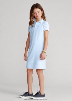 pamuthálós pólóruha 2680487009 gyerekek Ralph Lauren irodai kék