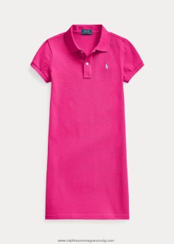 pamuthálós pólóruha 2680487016 gyerekek Ralph Lauren rózsaszín égbolt