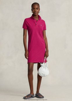 pamuthálós pólóruha 2680489251 nők Ralph Lauren rózsaszín égbolt