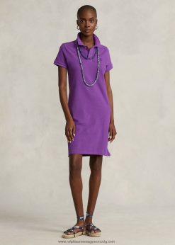 pamuthálós pólóruha 2680489252 nők Ralph Lauren paloma lila