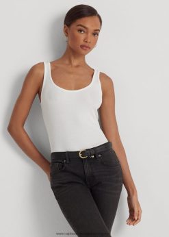 pamutkeverék felső 2680483824 nők Ralph Lauren fehér