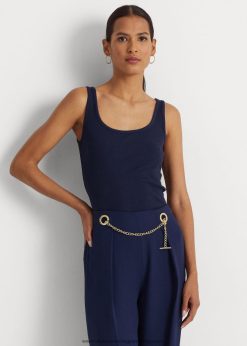 pamutkeverék felső 2680483829 nők Ralph Lauren kifinomult haditengerészet