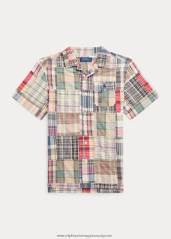 patchwork pamut madras tábori ing 2680486087 gyerekek Ralph Lauren patchwork