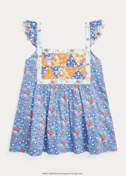 patchwork virágos pamut felső 2680487090 gyerekek Ralph Lauren virágos