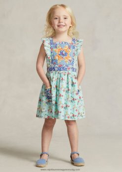 patchwork virágos pamut ruha 2680486715 gyerekek Ralph Lauren virágos