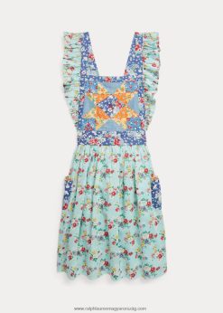 patchwork virágos pamut ruha 2680487091 gyerekek Ralph Lauren virágos