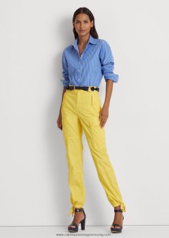 pehelysúlyú twill cargo bokanadrág 2680489526 nők Ralph Lauren naphal sárga
