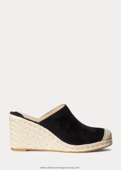 pennie velúr espadrill 2680485048 nők Ralph Lauren fekete