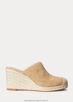 pennie velúr espadrill 2680485049 nők Ralph Lauren teve