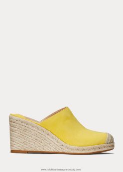 pennie velúr espadrill 2680485050 nők Ralph Lauren naphal sárga