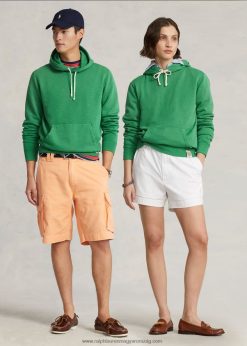 polár kapucnis pulcsi 2680483408 egynemű Ralph Lauren optika zöld