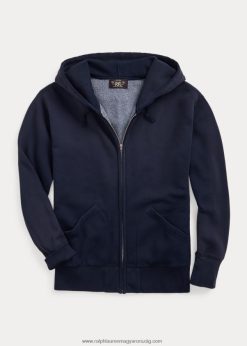 polár teljes cipzáras kapucnis pulcsi 2680481744 férfiak Ralph Lauren kifakult haditengerészet