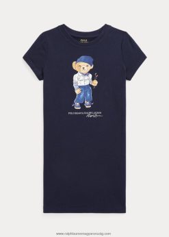 polo bear pamut dzsörzé pólóruha 2680487403 gyerekek Ralph Lauren vadásztengerészet