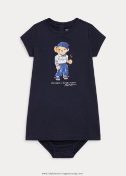 polo bear pamut póló ruha és virágzó 2680488234 baba Ralph Lauren vadásztengerészet