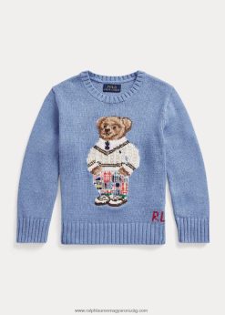 polo bear pamut pulóver 2680485779 gyerekek Ralph Lauren puha királyi preppy medve