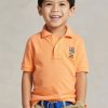 polo bear pamuthálós pólóing 2680485630 gyerekek Ralph Lauren világos narancs