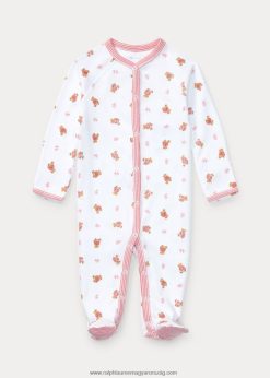 polo bear pamuttalpú kezeslábas 2680487714 baba Ralph Lauren fehér multi