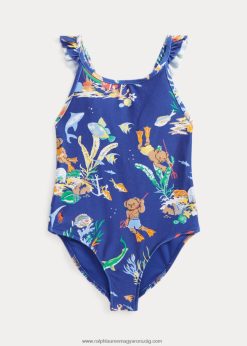 polo bear stretch egyrészes fürdőruha 2680489943 gyerekek Ralph Lauren ligák alatt