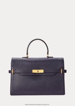 polo id bőrtáska 2680485186 nők Ralph Lauren éjféli haditengerészet