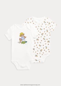 póló mackó pamut body 2 db 2680487699 baba Ralph Lauren fiú kerti medve