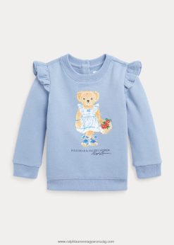 póló medve gyapjú pulóver 2680487978 baba Ralph Lauren csatorna kék