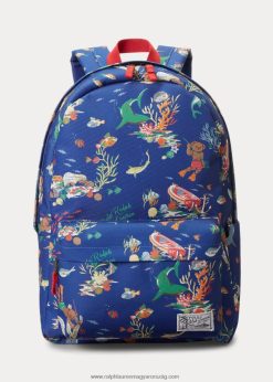 póló medve hátizsák 2680489833 gyerekek Ralph Lauren kék bearwaiian print