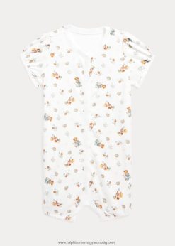 póló medve pamut buborék shortall 2680487675 baba Ralph Lauren kerti medve