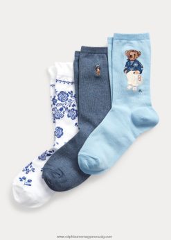 póló medve zokni díszdobozban 2680485515 nők Ralph Lauren válogatott színű csomag