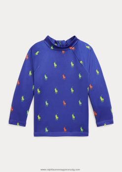 póló póni teljesítmény trikó kiütés őr 2680487951 baba Ralph Lauren királyi schiffli nyomat