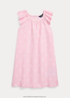 póló póni twill hálóing 2680487314 gyerekek Ralph Lauren karmel rózsaszín