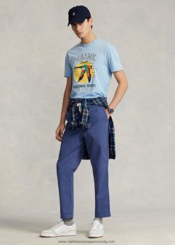 polo prepster classic fit chino nadrág 268048578 férfiak Ralph Lauren régi királyi