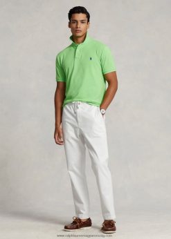 polo prepster classic fit chino nadrág 268048581 férfiak Ralph Lauren fedélzetmosó fehér