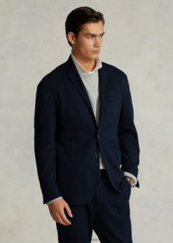 póló puha kötött piké blézer 2680481154 férfiak Ralph Lauren haditengerészet