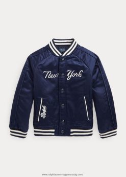 póló ralph lauren yankees kabát 2680485909 gyerekekaviator sötétkék/fehér