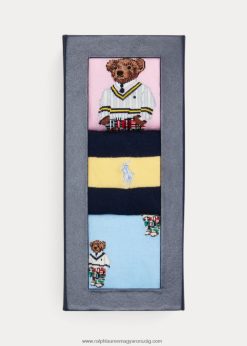 pólómaci 3 zoknis ajándék készlet 2680482322 férfiak Ralph Lauren válogatott