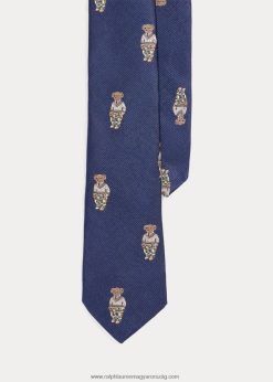 pólómaci selyem repp nyakkendő 2680485838 gyerekek Ralph Lauren haditengerészet