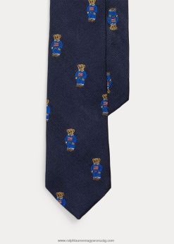 pólómaci selyem twill nyakkendő 2680486260 gyerekek Ralph Lauren haditengerészet