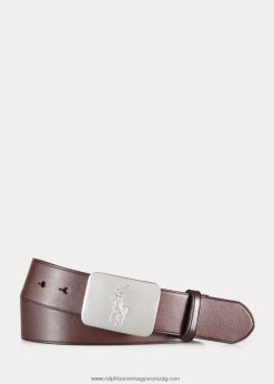póni plakett bőr öv 2680488817 férfiak Ralph Lauren