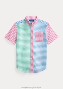 poplin rövid ujjú vidám ing 2680486600 gyerekek Ralph Lauren vidám ing