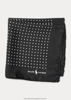 pöttyös selyemzsebnégyzet 2680482241 férfiak Ralph Lauren fekete