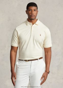puha pamut póló 2680481539 férfiak Ralph Lauren útmutató krém