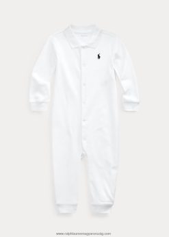 puha pamut póló kezeslábas 2680487709 baba Ralph Lauren fehér