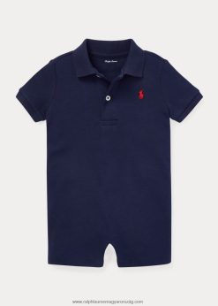 puha pamut polo shortall 2680487660 baba Ralph Lauren kifinomult haditengerészet