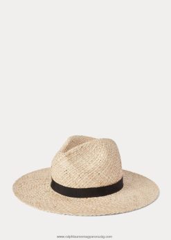 raffia fedora napsapka 2680485548 nők Ralph Lauren természetes